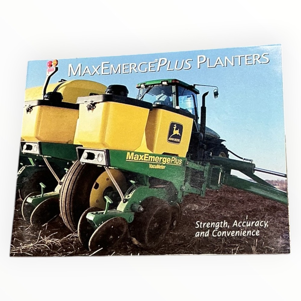 John Deere MaxEmergePlus Planters Dealer Sales Brochure 1750 1760 1770 1780 1700